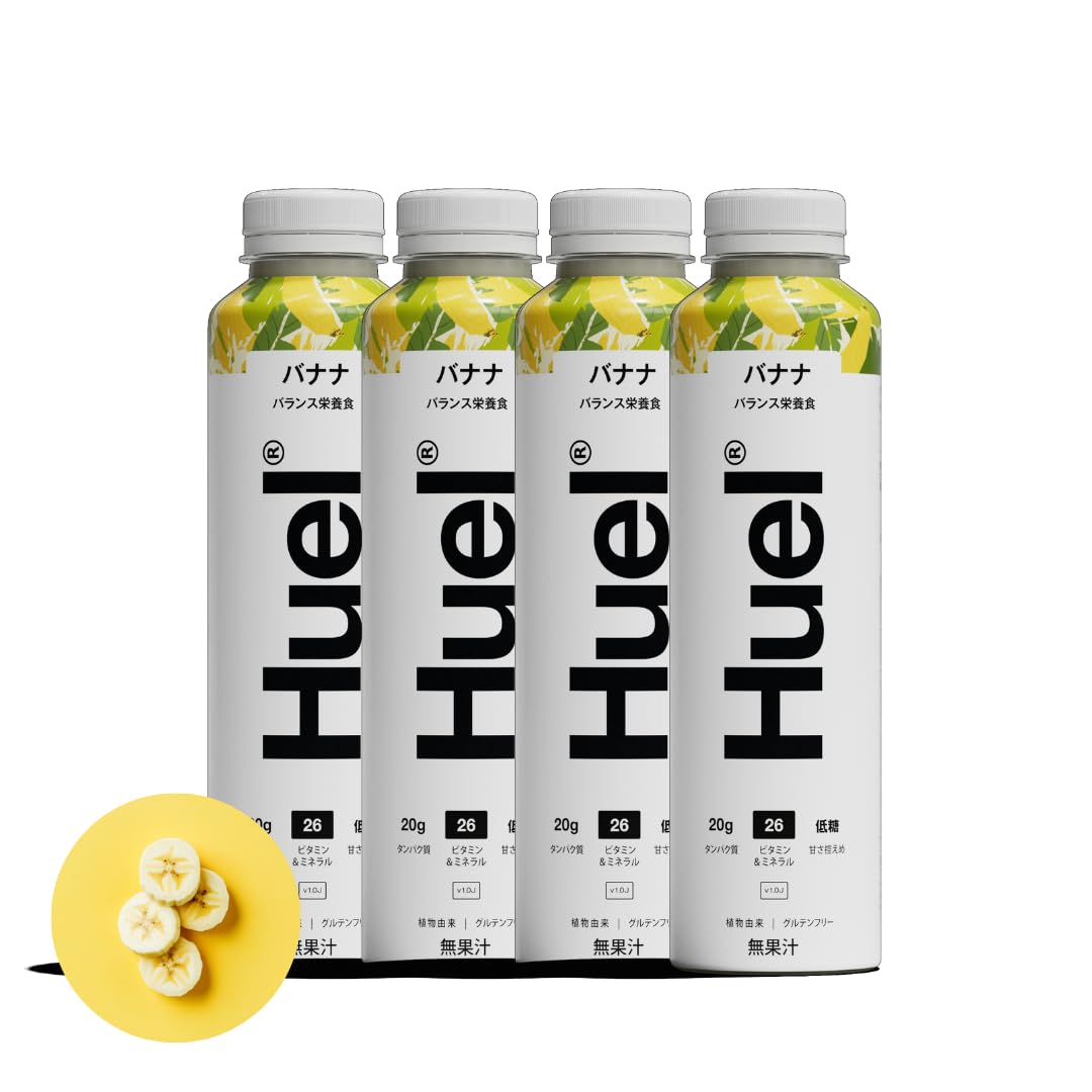 Amazon | Huel ボトルドリンク500ml×12本 (12本, バナナ) | Huel