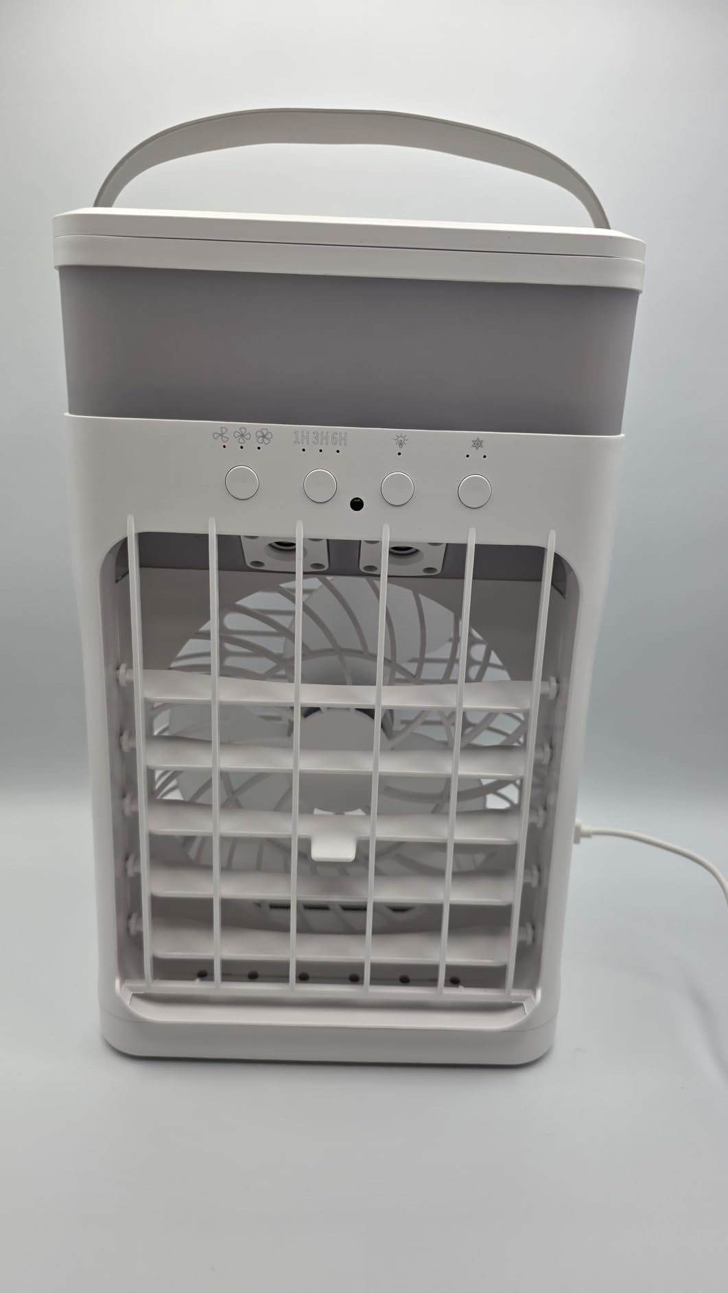 Portable Air Conditioners Mini Air Conditioner with Remote Large Water Tank Spray Ports 3 Wind Speeds 3 Timers