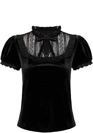 Hell Bunny Mourning Top