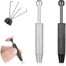 ROSTIVO Piercing Ball Grabber Tool for Changing Jewelry with Spring Claw, Jewelry Pick-Up Tool for Tiny Balls, Beads Gems