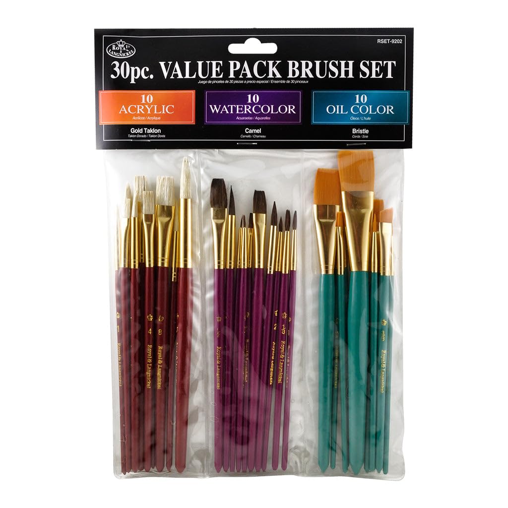 Royal and Langnickel Value Brush Set (Pack of 30)