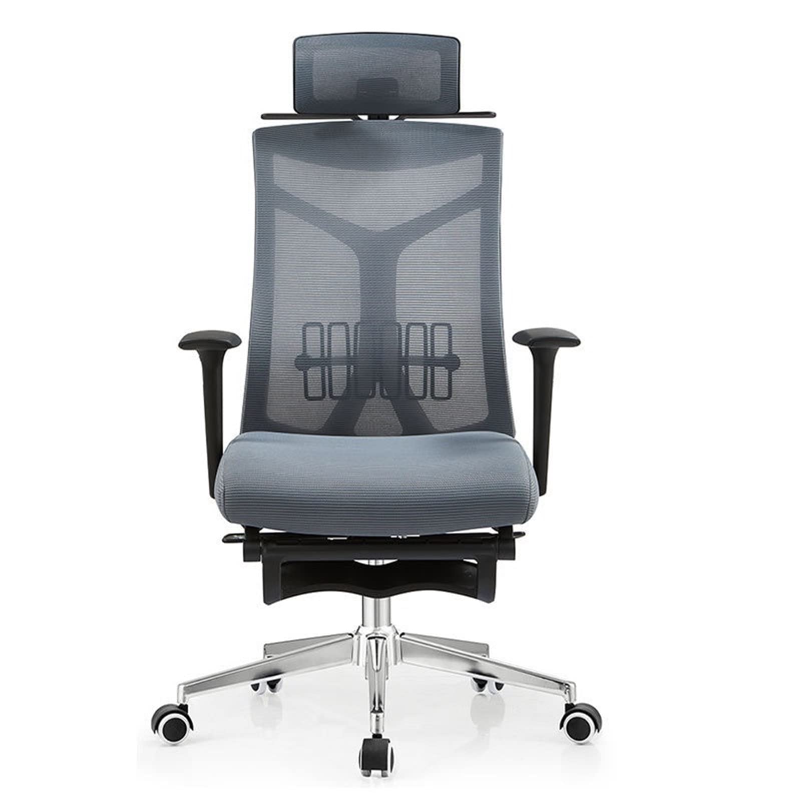 Ergonomiczne, szare obrotowe krzesło wypoczynkowe, nowoczesny komfort do biura, domu, gier i przerw, stylowe siedzisko na biurko dla maksymalnego relaksu i produktywności