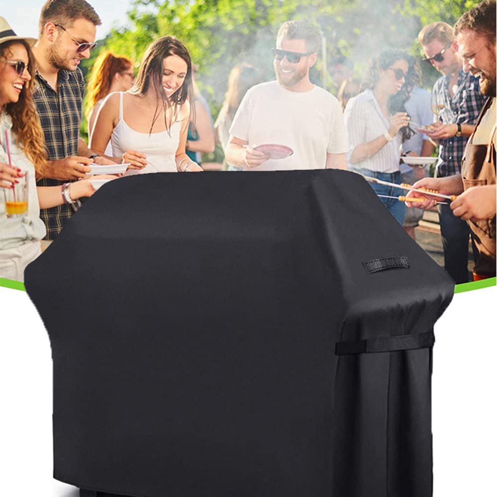 TopHomer Copertura impermeabile per barbecue 210D, panno Oxford antivento, antistrappo, grande copertura per barbecue per esterni, L: 170 x 61 x 117 cm