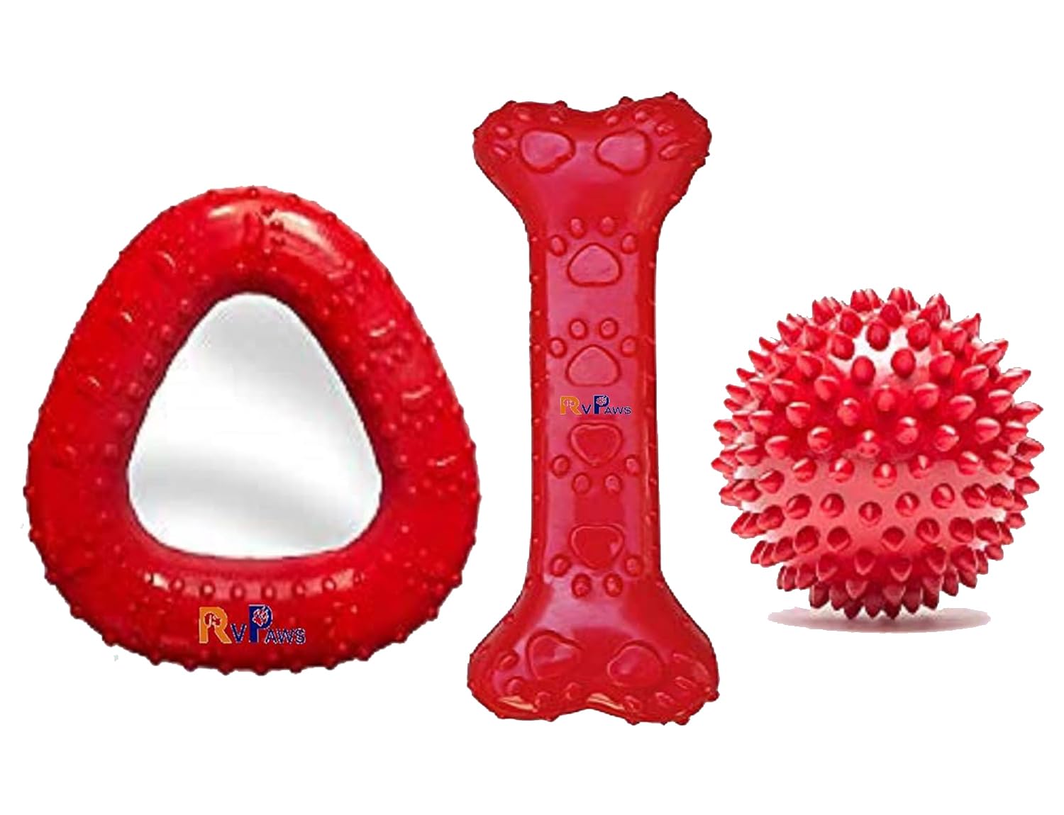 See full amazon price history chart for RvPaws Rubber Super bite Chew Dog Toy Combo (Spike Ball + Triangle + Bone) RvPaws Rubber Super bite Chew Dog Toy Combo (Spike Ball + Triangle + Bone) (B08LBBKSB1) Amazon Price History, Amazon Price Tracker