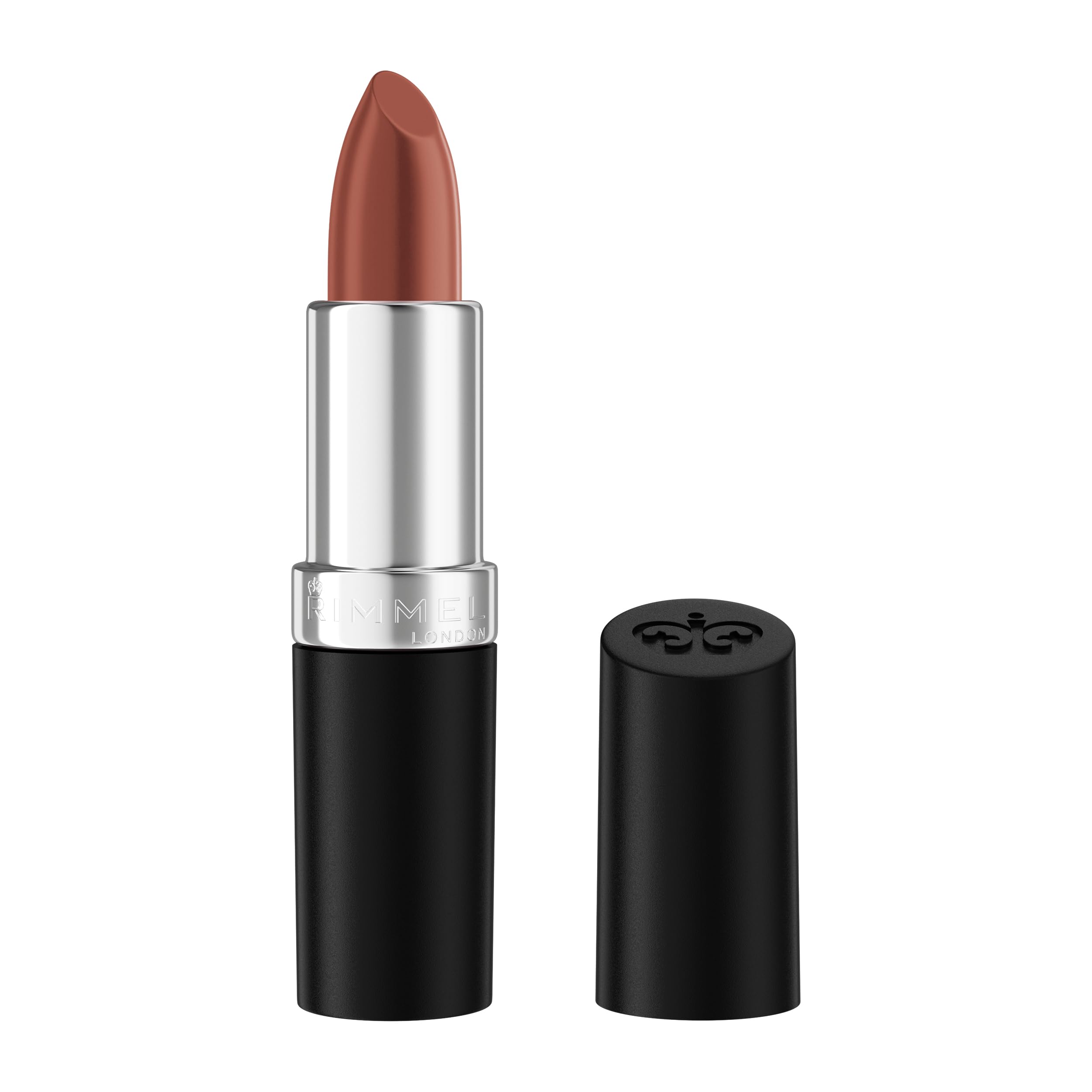 Rimmel Lasting Finish Nude Collection Lipstick, Rossetto a lunga tenuta, Con Burro di Aloe, Idratazione immediata, Formula vegana, 4g, 60 CAPPUCCINO
