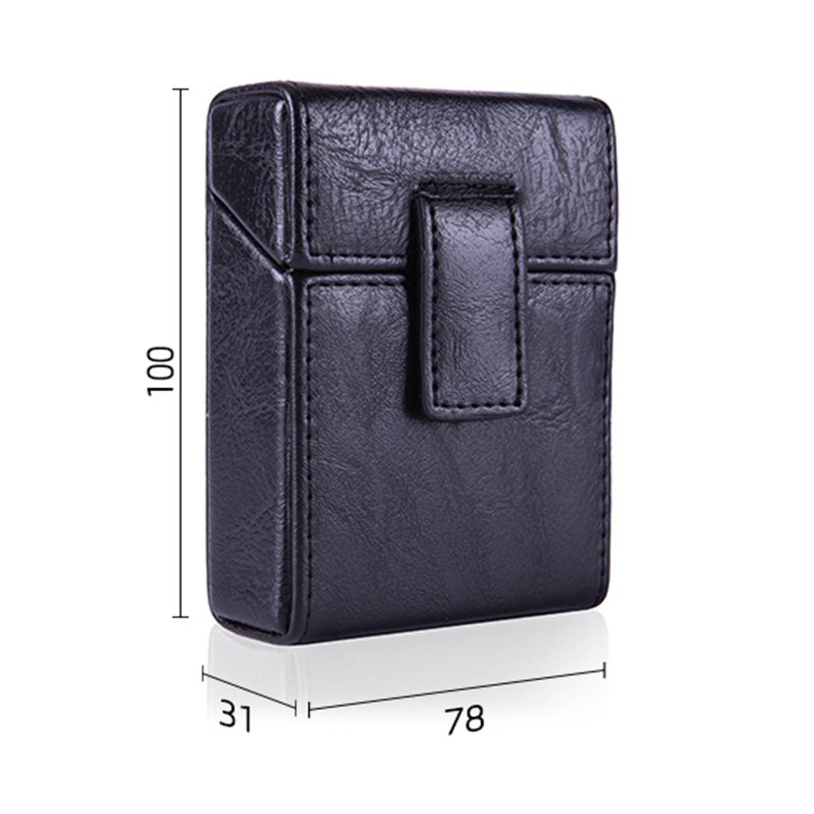 Amazon.com: Cigarette Box with Magnetic Buckle, Flip-Top Type, Integrated Cigarette  Box for 20 Thick Cigarettes, which can Hold a Lighter,D : Health & Household