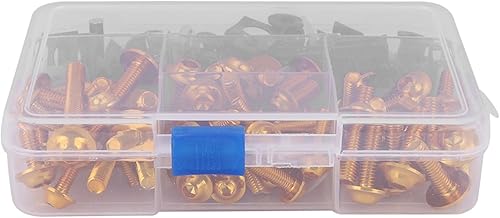 Miniatura 7 de Kit de tornillos Gorgeri Tornillos de 177 piezas universales para motocicleta Kit de pernos de carenado M5 M6 apto para bicicletas deportivas Kit de