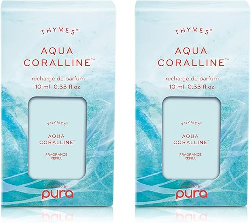 Miniatura 1 de Thymes Highland Frost Pura Smart Home - Recambios para difusor enchufable, paquete de 2