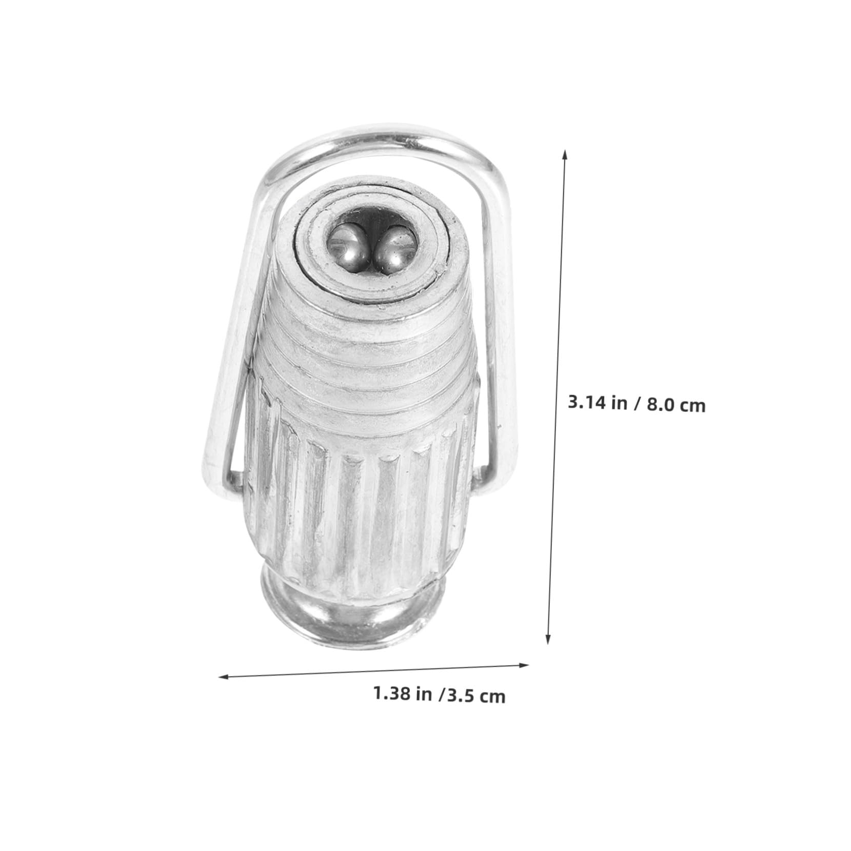 Wäscheleinenspanner 6 Stück aus Aluminiumlegierung Silber für Wäscheleine | Einfache Montage, für Drinnen und Draußen, zur Regulierung Fester Wäsche und Kleidung