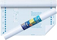 Vista 10 de Chell Rollo de papel de contacto transparente para libros, 17.5 pulgadas x 20 pies, protector de papel autoadhesivo transparente para libros