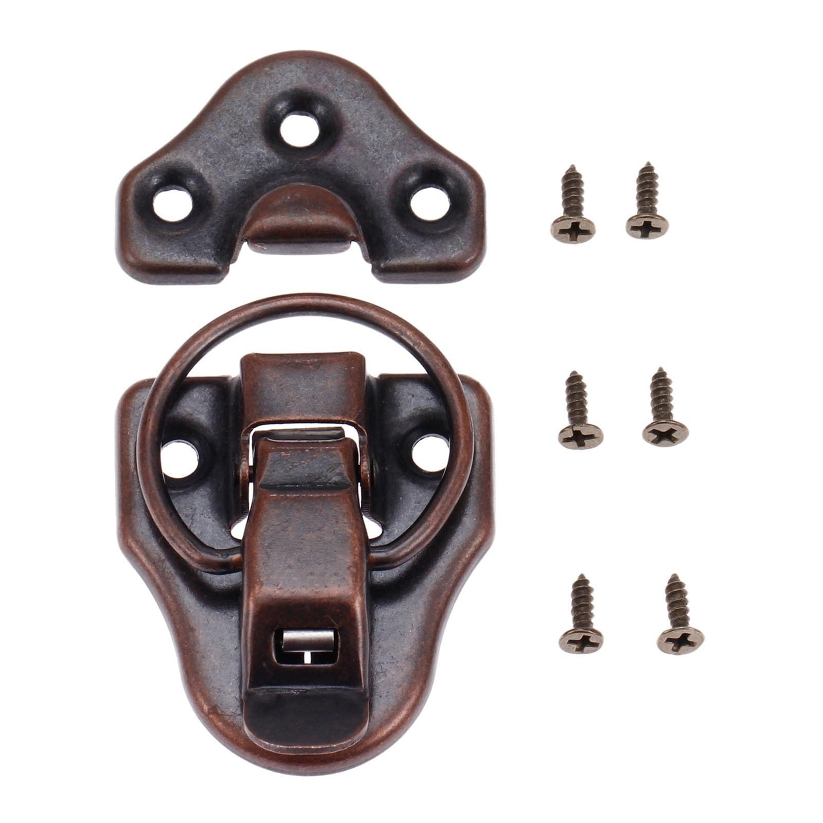 Shundeed One Color 2Pcs 68 * 38Mm Retro, Jewellery Box Gift Box Toggle, Luggage Buckle Toggle Buckle Lock With Screws.
