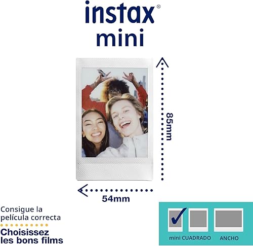 Miniatura 3 de FUJIFILM - Rollo de películas instantáneas Instax Mini, paquete Twin de 20 fotos