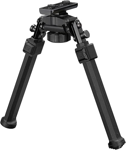 CVLIFE Bipod Compatible with Mlok Bipods for Rifles Tactical Rifle Bipod Sturdy Portable Height Adjustable Bipod for Hunting Shooting Outdoors