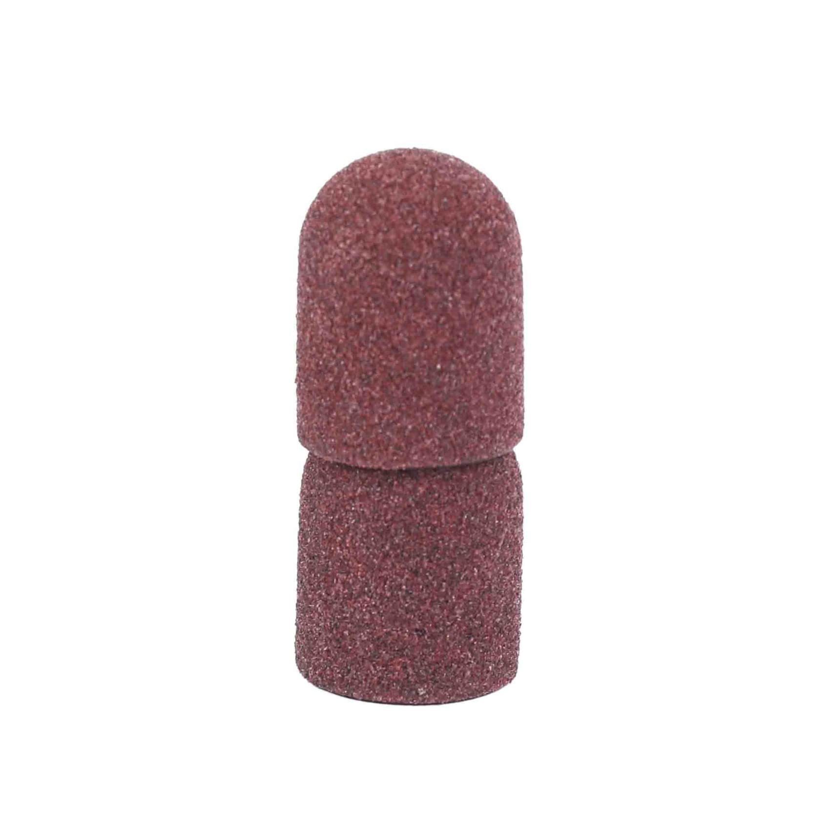 Lot 10 Capuchons Ponçage 13x19 Mm + 1 Mandrin - Bandes Abrasives Bleues Pour Polisseuse Ongles, Manucure Pédicure Électrique