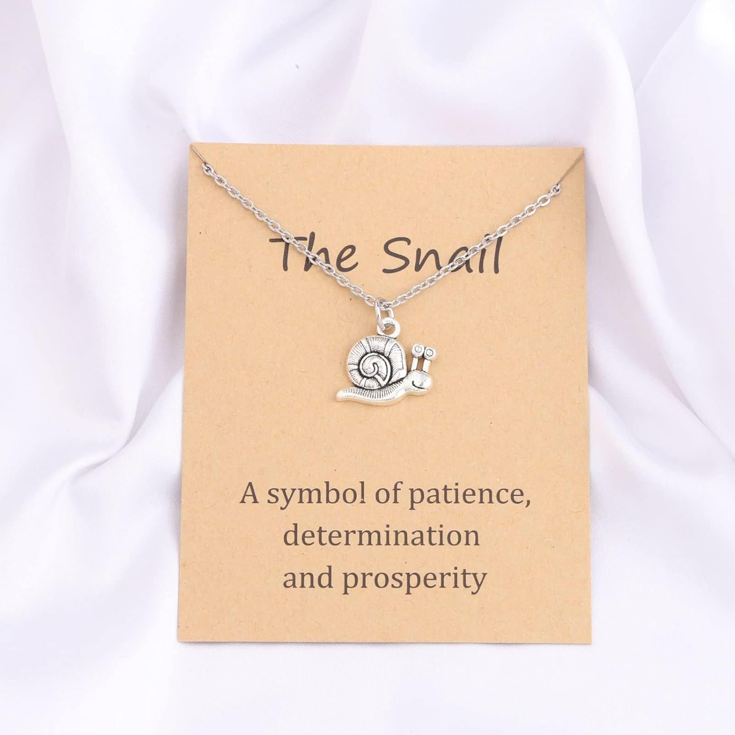 CYTING Snail Lover Gift Snail Necklace The Snail A Symbol Of Patience Determination And Prosperity Snail Jewelry (Snail N) - Image 2