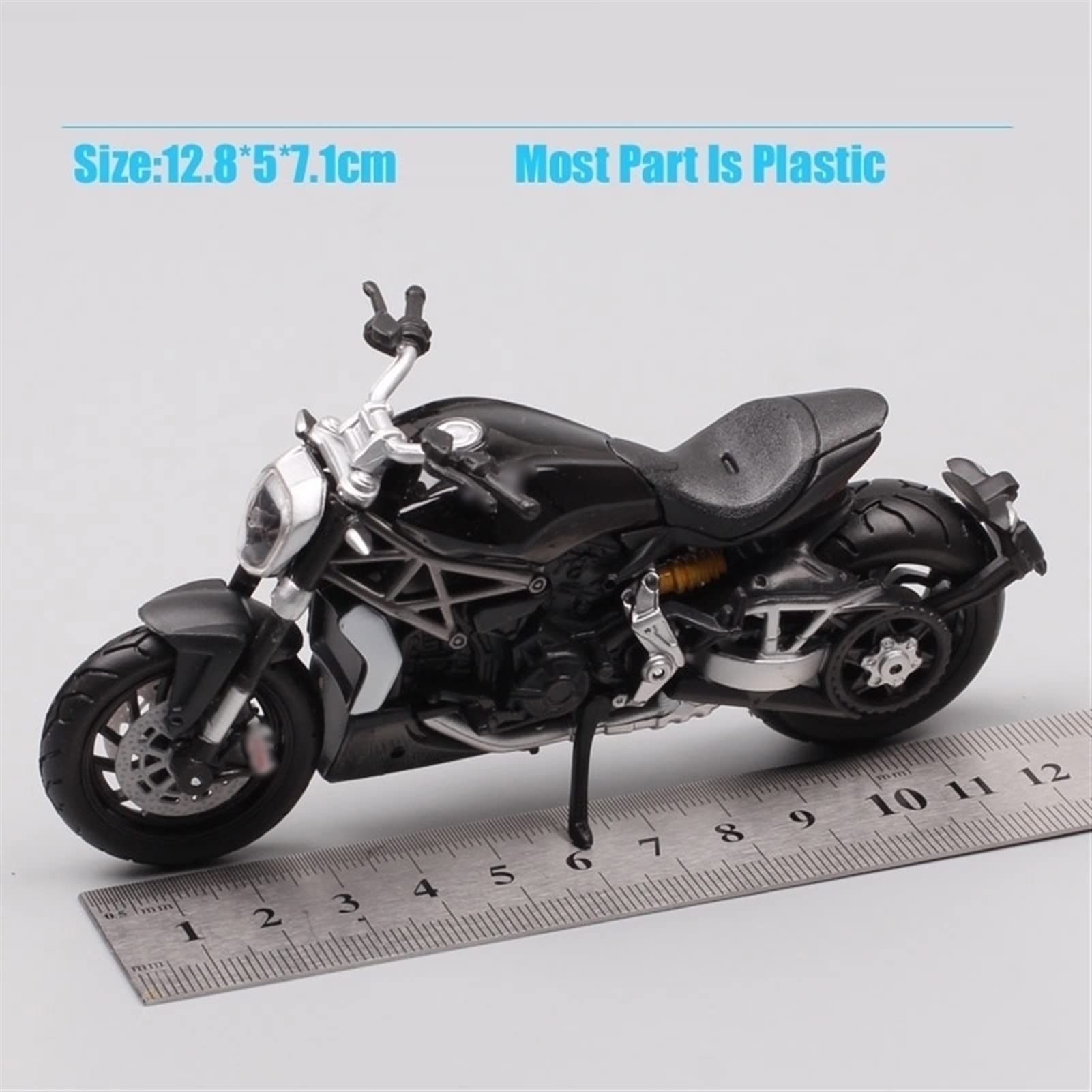 Escala 1/18 para Ducati Xdiavel S 2016 Cruiser Motocicleta Bicicleta Juguetes En Miniatura Moldeados A Presión Niños De Carreras para Colección
