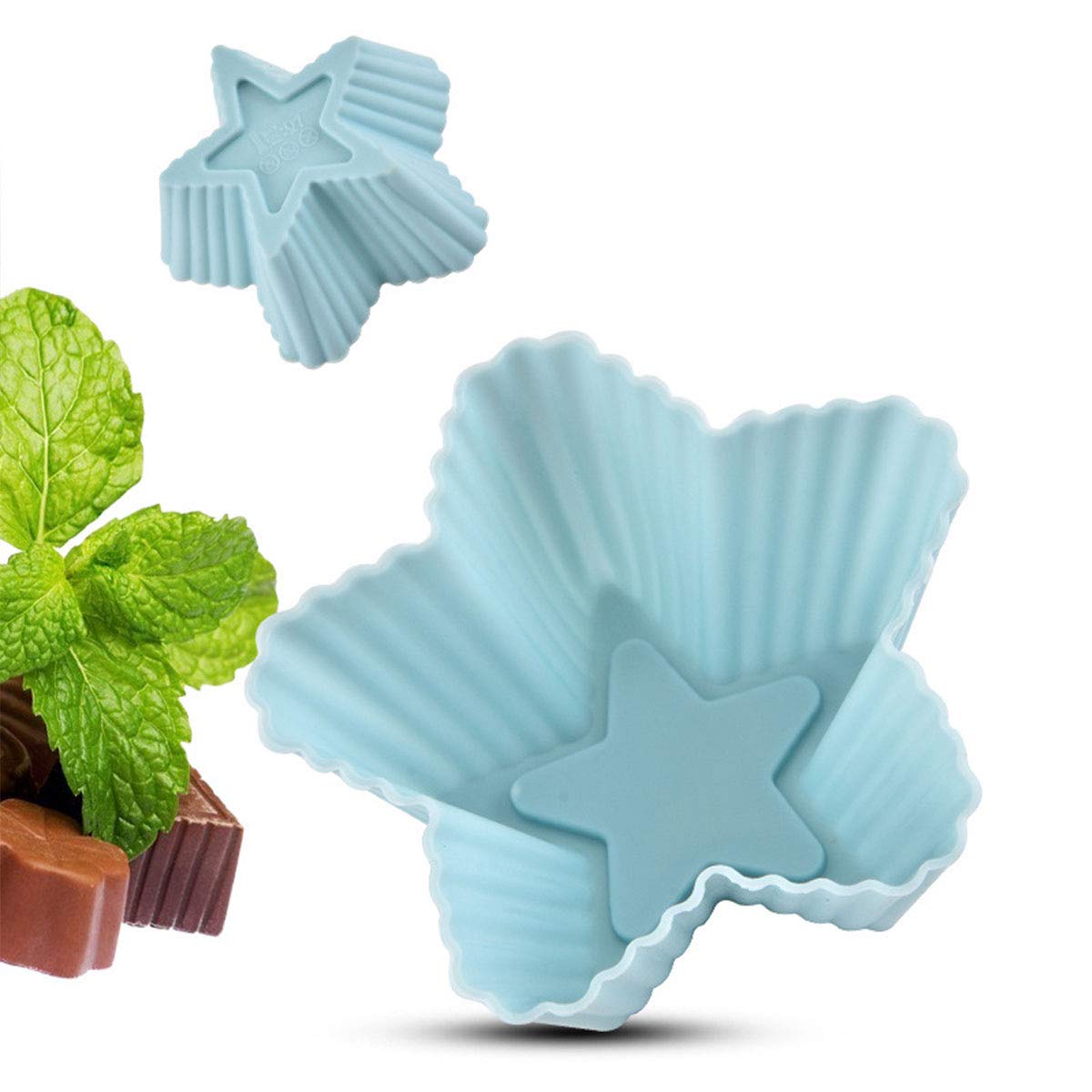 Stampini Silicone Per Dolci | 9 Cavit&agrave; | Muffin, Budini, Gelatina | Riutilizzabile E Antiaderente