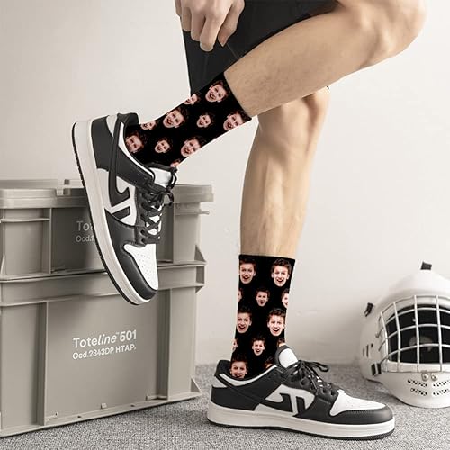Miniatura 2 de Jecivila Calcetines personalizados con foto, calcetines divertidos personalizados, imprime tu imagen, regalos divertidos personalizados para hombres