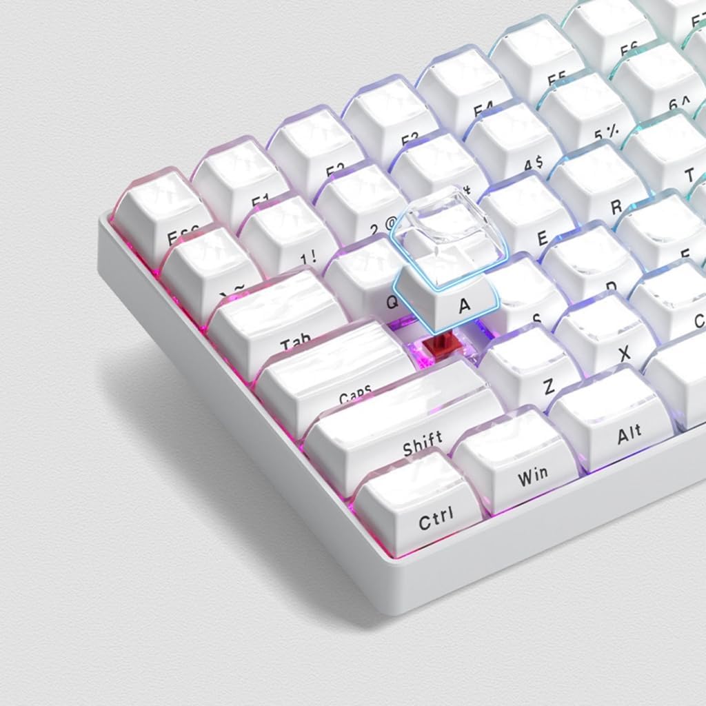 113Keys Frosted Jellys Keycaps Set OEM Profile for Customs Mechanical Keyboard