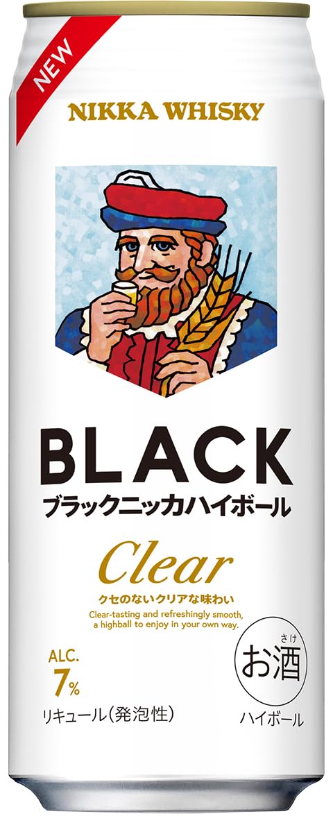 Amazon.co.jp: ブラックニッカクリア ハイボール 500ml×24本 【アサヒ