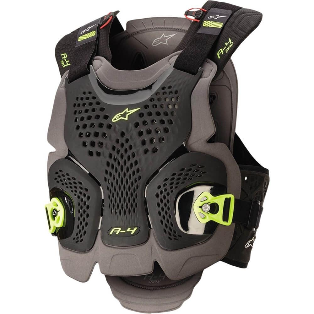 Alpinestars A-4 Max Roost Deflector, Black/Yellow