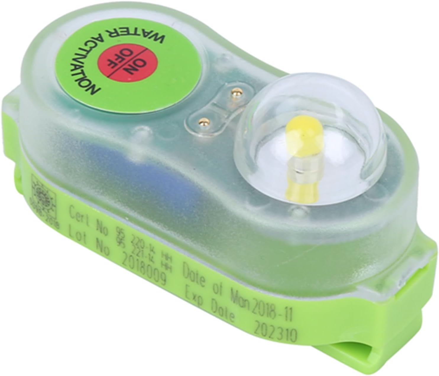 Topyond Life Jacket Light, JHYD-I Seawater Self-Lighting Life Jacket Light, Lithium Led Light, Eye-catching to Attract Rescue