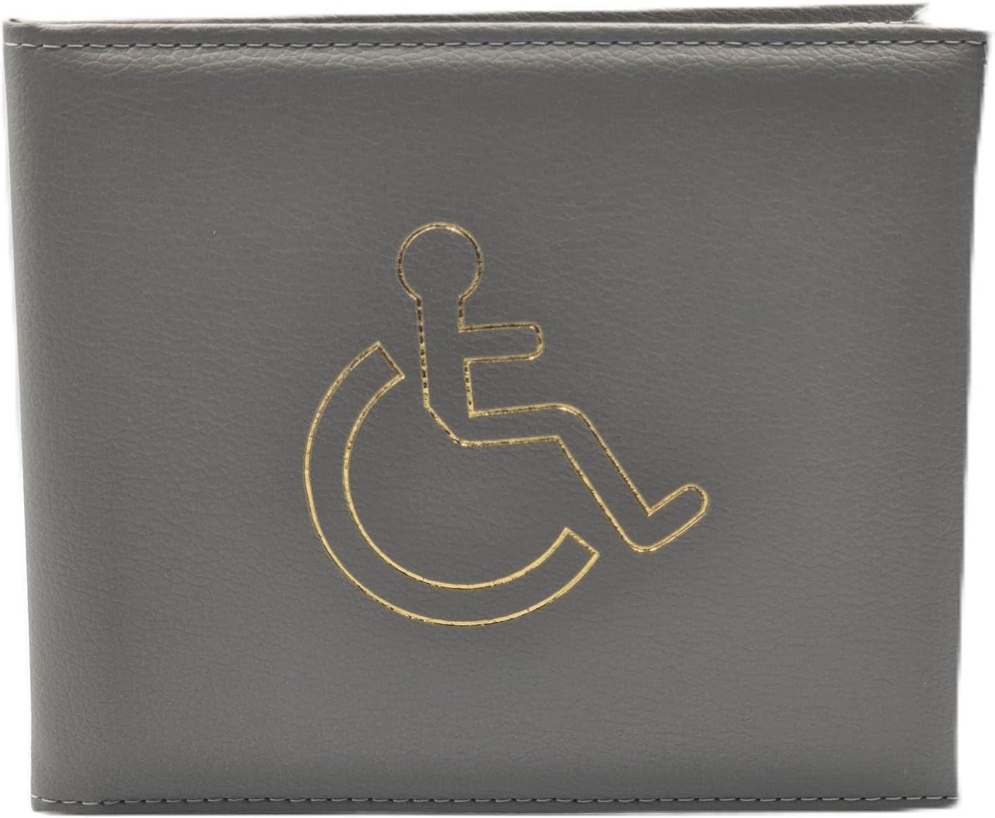 AlezyB - 1x Grey Disabled Badge Holder, PU Leather Badge Wallet ...
