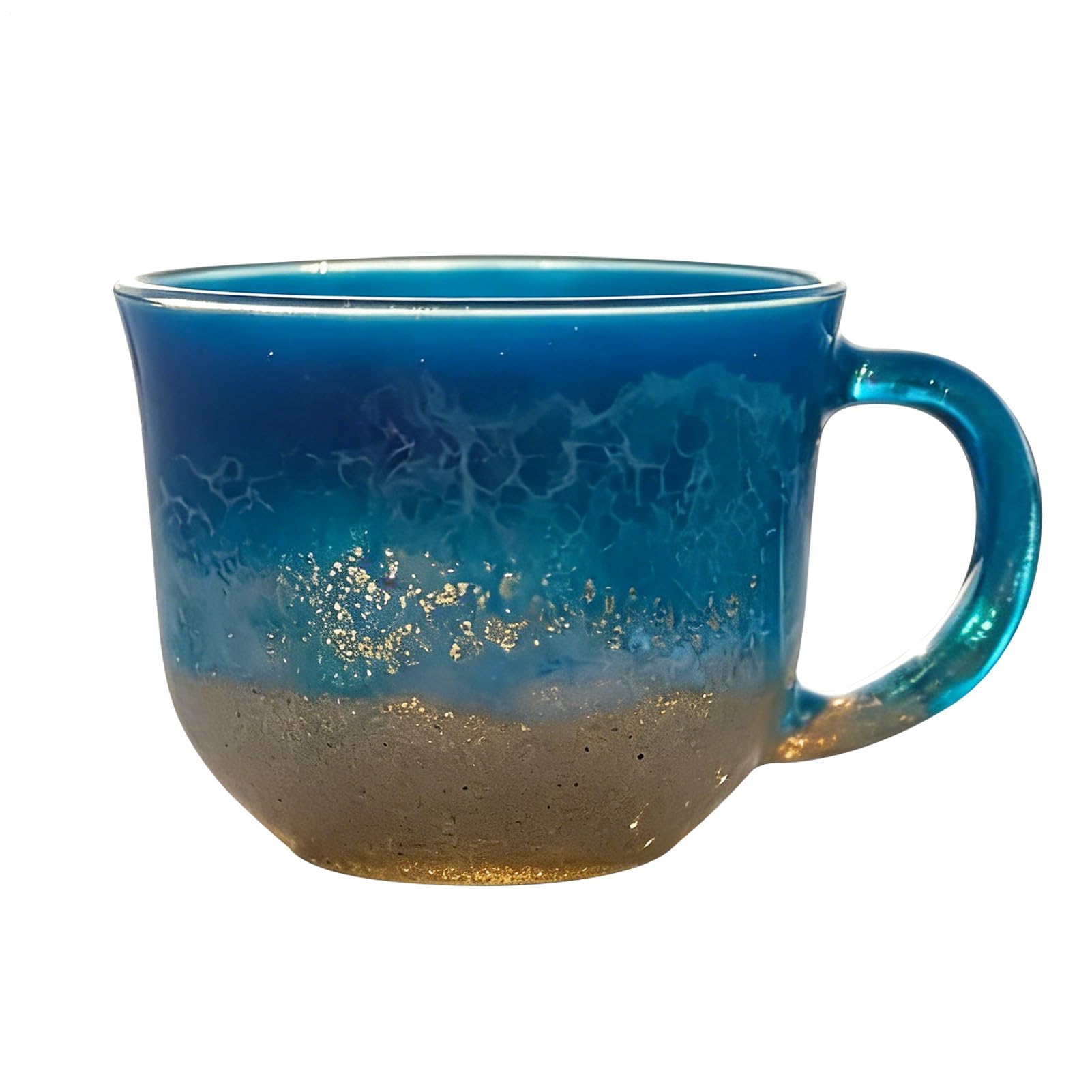 Tasse avec ustensiles de cuisine en verre pour réussir vos cappuccinos