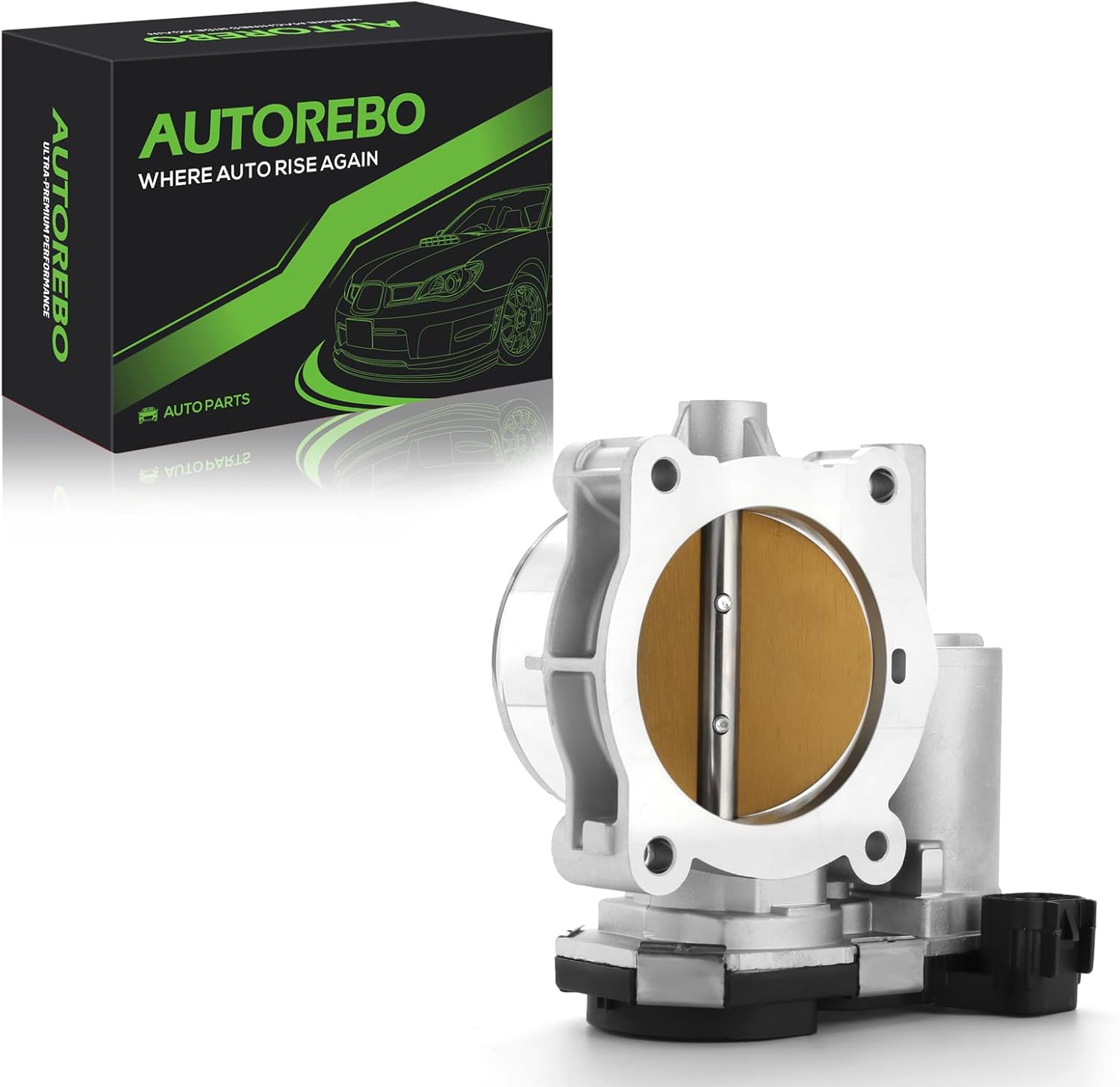 Electronic Throttle Body Assembly Fit for Buick Allure Lacrosse Cadillac CTS SRX STS Chevrolet/Chevy Camaro Equinox GMC Terrain 3.0L 3.6L V6, Replace # 12604075 S20018 12634371 TB1044 12604075