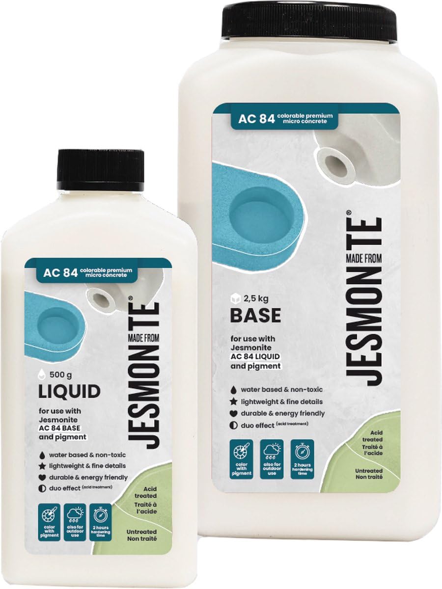 Jesmonite AC84 DUOSET - 500ml Liquide & 2500 gr Base - Effet Duo