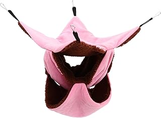 Balacoo Animal De Estimação Ninho De Algodão Quente Gaiola Decoração Adorável Esconderijo De Porquinho Da Índia Pendurado Cama De Porquinho Da Índia Confortável Rede De Hamster Ninho De