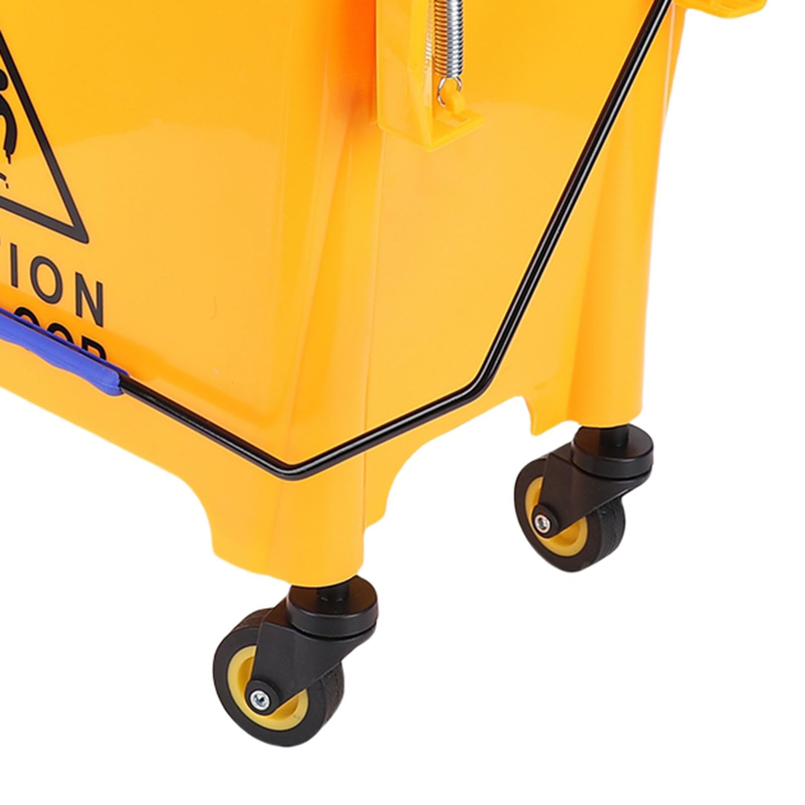 Generic Cubo Móvil para Fregona de Alta Resistencia, Capacidad de 20 litros, Escurridor de Prensa Lateral, Ruedas Giratorias de 360°, para Uso Comercial