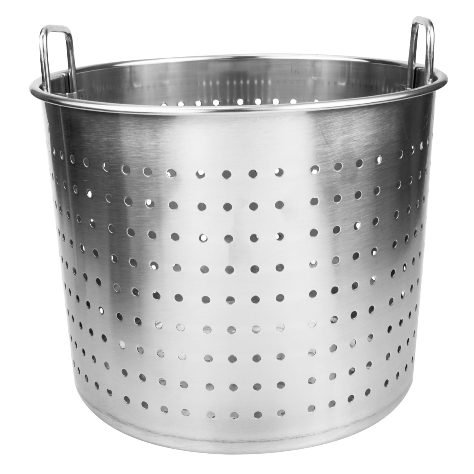Olla Para Cangrejos De Río Grande De Acero Inoxidable Diseño Perforado Resistente, Cubo Metálico Seguro Para Estofado De Mariscos y Cocina Exteriores