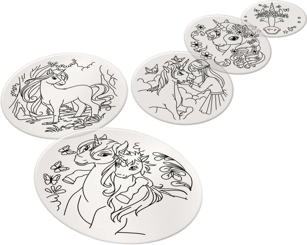 Ravensburger Xoomy Erweiterungsset Unicorn 18134 - Zauberhafte Einhörner zeichnen lernen, Kreatives Zeichnen und Malen für Kinder ab 7 Jahren
