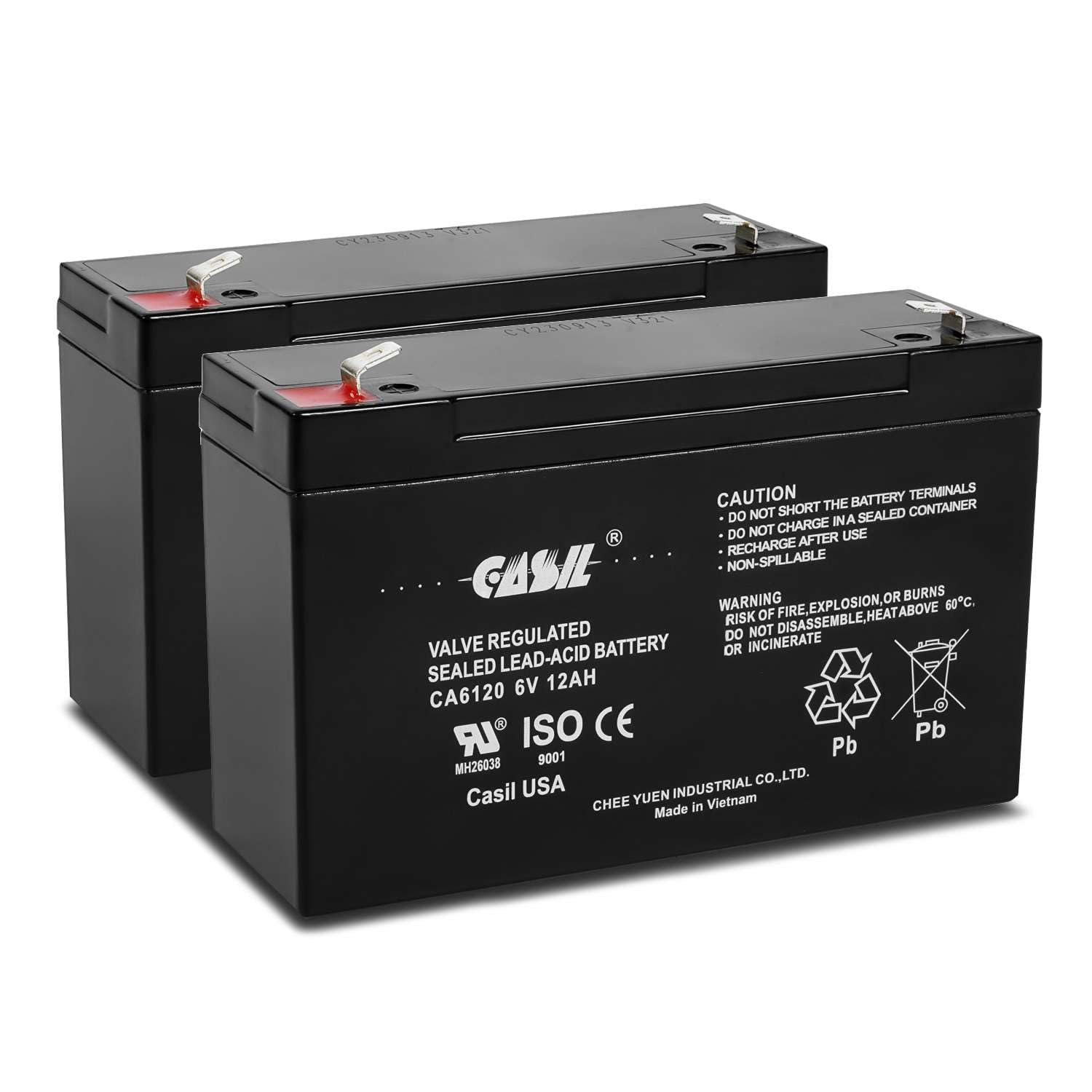 Casil CA6120 6V 12Ah Battery