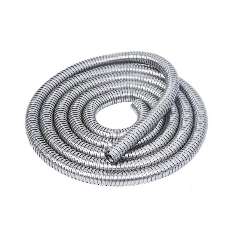 1 m Wellrohr aus Edelstahl 304, for Draht- und Kabelschutzrohre, mit Kunststoff umwickelter Schlauch(25x29mm)