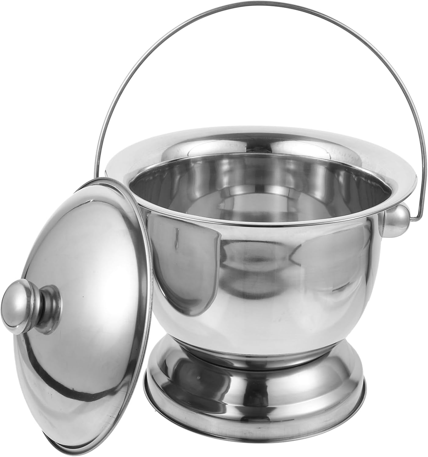 Chamber Pot with Lid for Home Use Urinal Spittoon Unisex Urine Bucket Lid Nighttime Urine Pot for Home Hospital and Travel