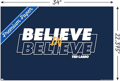 Miniatura 3 de Trends International Ted Lasso - Póster de pared Believe In Believe