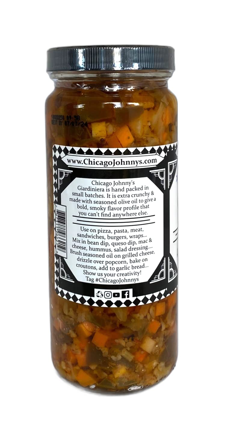 Gourmet Mild Giardiniera Hand Made In Olive Oil