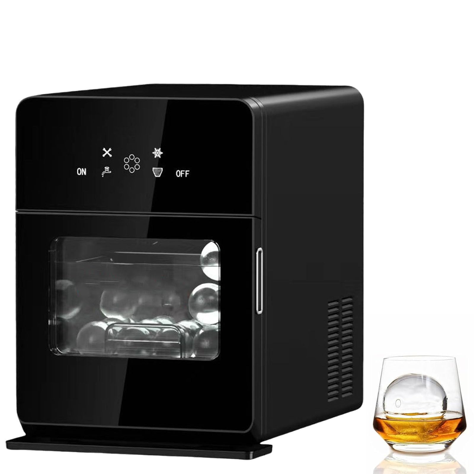 Fabricador portátil de esferas de Hielo, máquina encimera Bolas 50 mm, Equipo automático para Bar doméstico, cócteles y Whisky