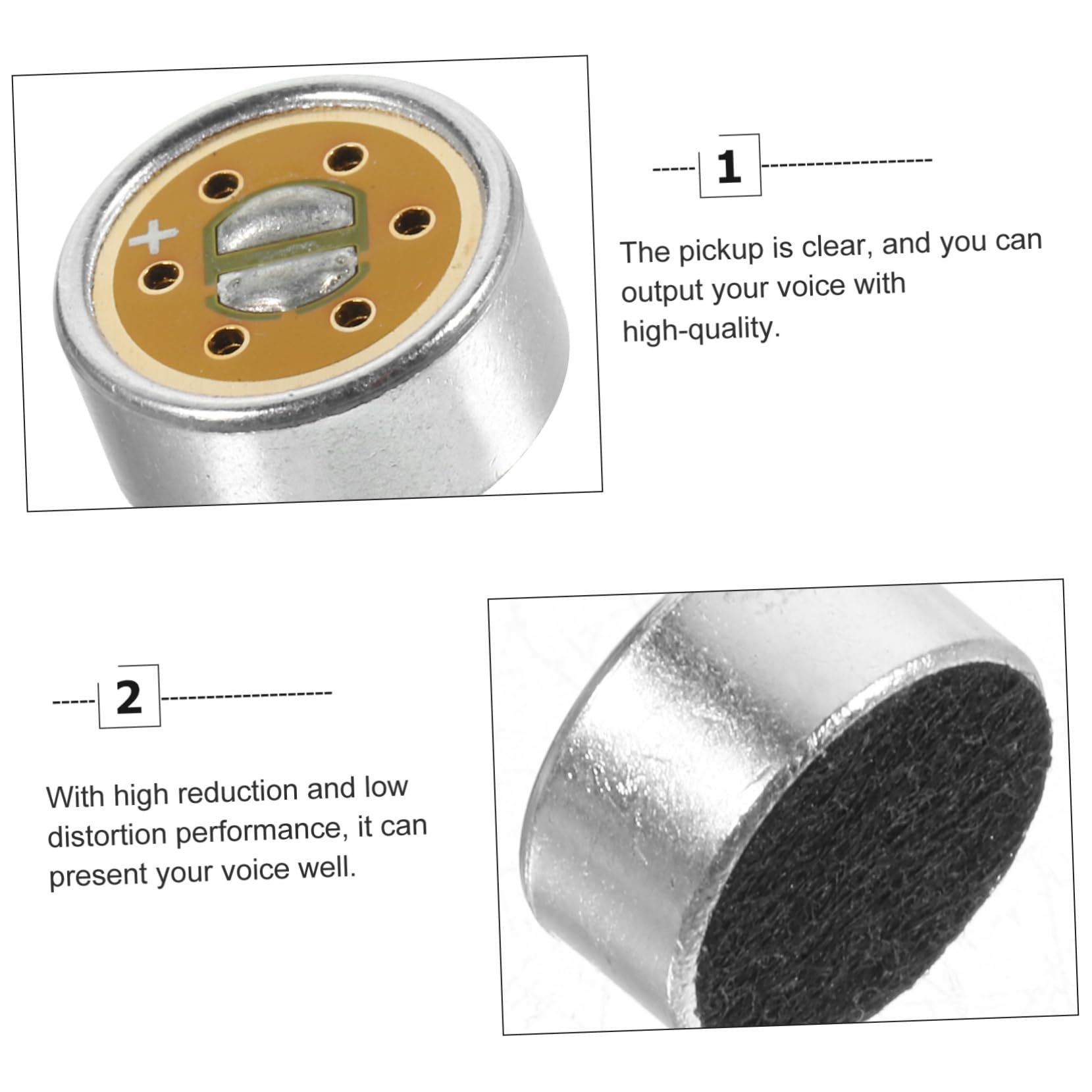 ifundom Condenser Microphone Core Noise Reduction for Live Broadcast Recording