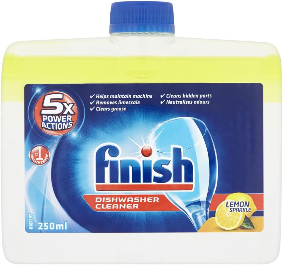 Finish Dishwasher Cleaner Liquid, Lemon Sparkle, 250ml, 1 Pack Amazon