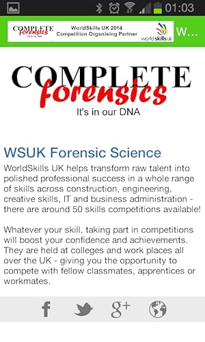 WSUK FORENSIC SCIENCE