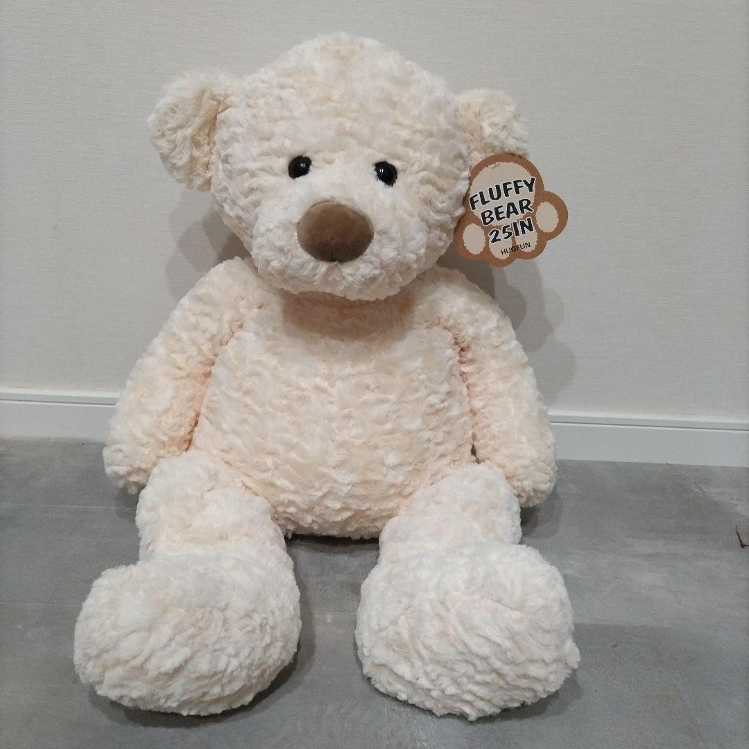 【コストコくま】Hugfun 53インチ ホワイト　クリーム　135cm コストコ くま クマ ぬいぐるみ 全長135cm 大きい ハグミー