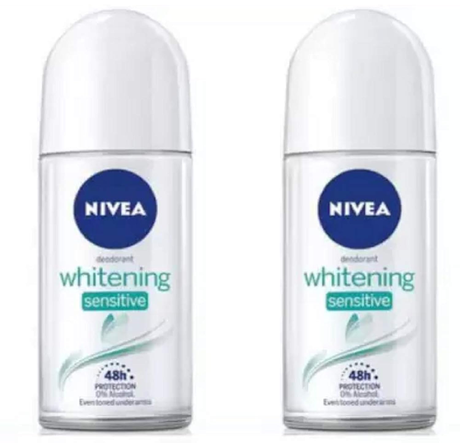 NIVEA WHITINING SENSITIVE & WHINTINING SENSITIVE #444 Deodorant Roll-on - For Men & Women (50 ml, Pack of 2)-image-37
