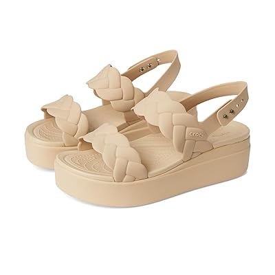 Crocs Brooklyn Woven Low Wedge Women