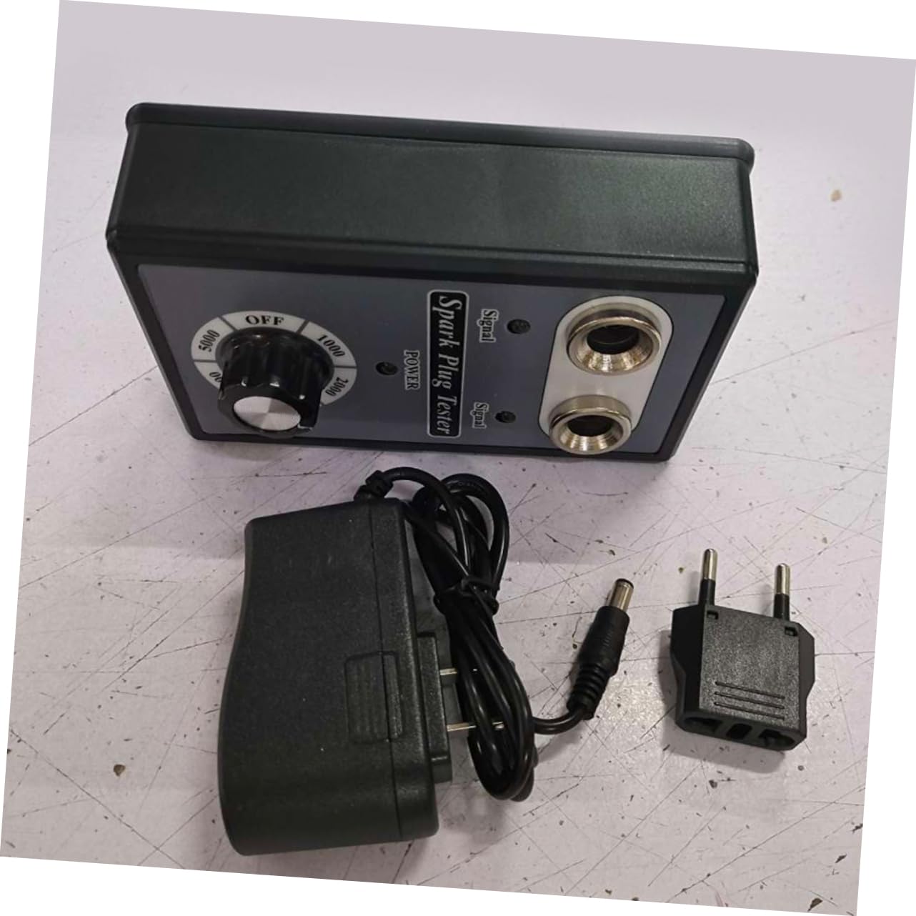 Gatuida Comprobador de Bujías Probador de Chispa Dos Orificios Detector de Diagnóstico para Sistema de Encendido Prueba de Bobina de Encendido