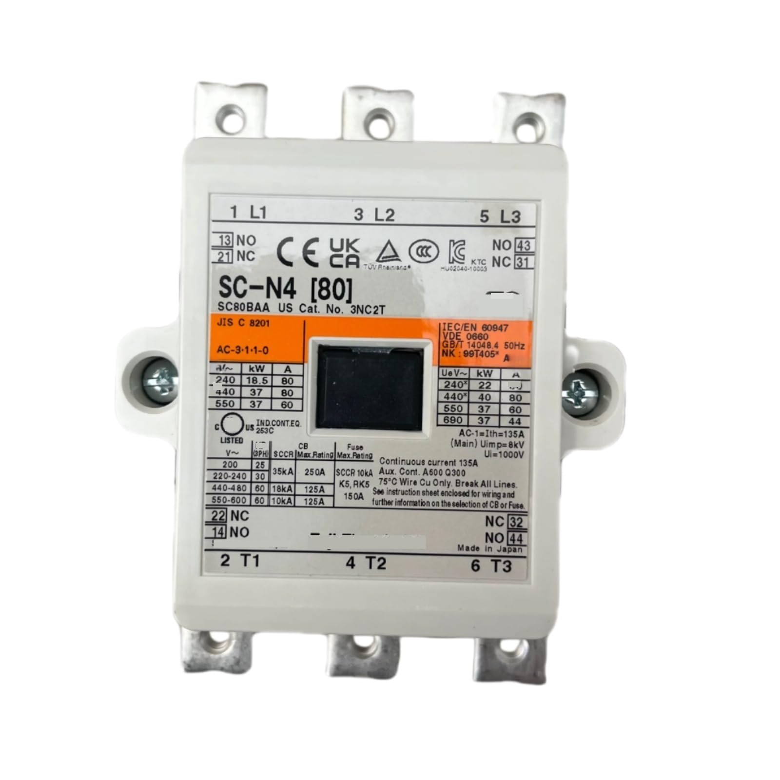 HKEJSJWA SC-N4 Contactors, AC110V, AC220V, AC380V Electromagnetic Contactor(AC380V)