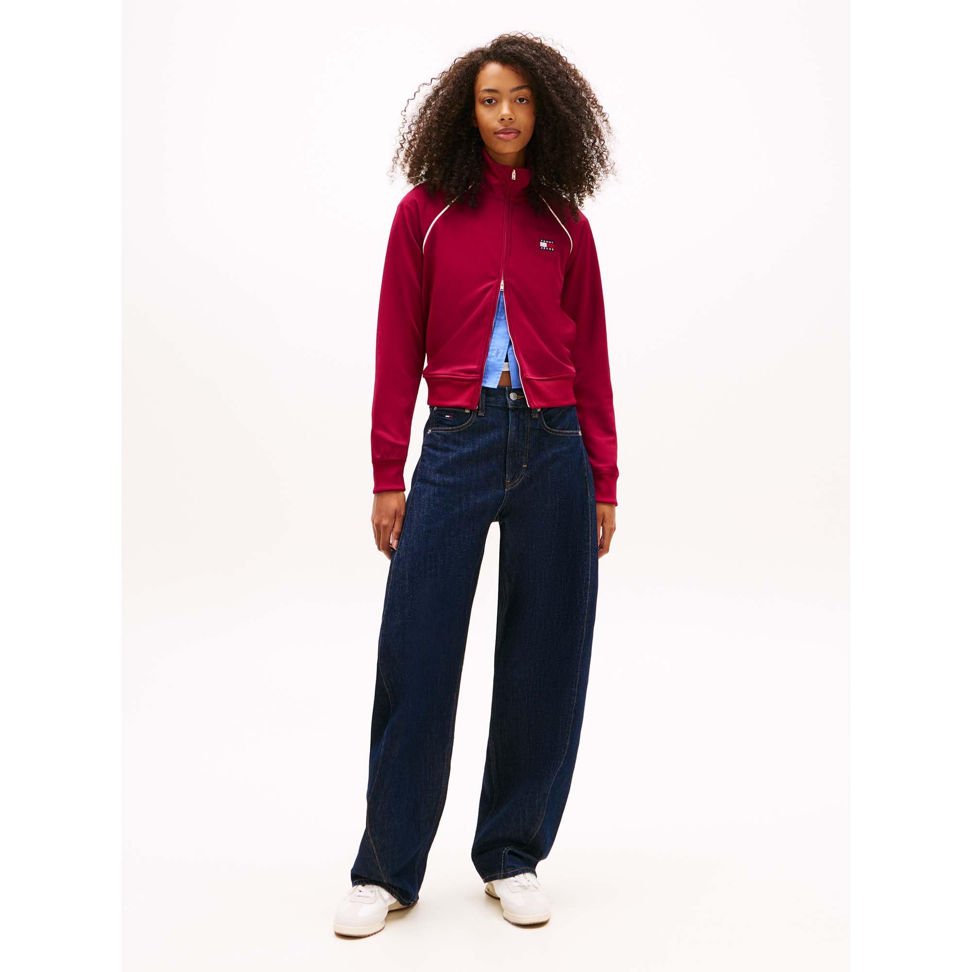 Tommy Jeans Felpa Tjw Badge Track Jack Donna