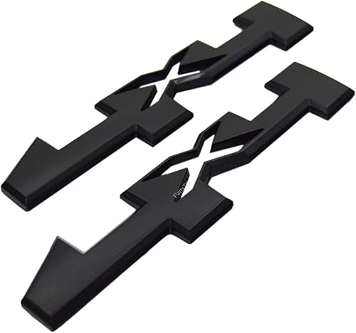 PartsTo Calcomanía 4 x 4 con adhesivo para Chevrolet Chevy Colorado Silverado 1500 2500 3500 GMC Canyon Sierra SUV camión puerta trasera Fender